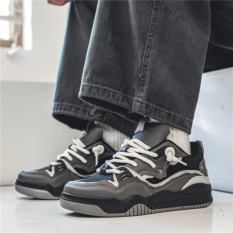 Aaron – Men's Round Toe Sneaker with Adjustable Laces - Image 5