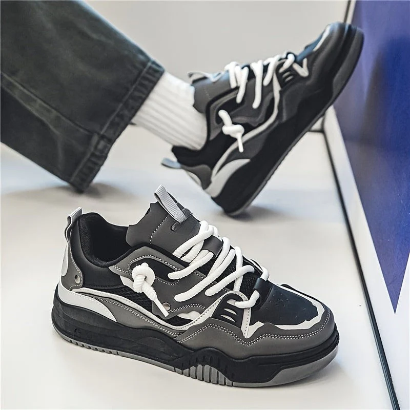 Aaron – Men's Round Toe Sneaker with Adjustable Laces - Image 7