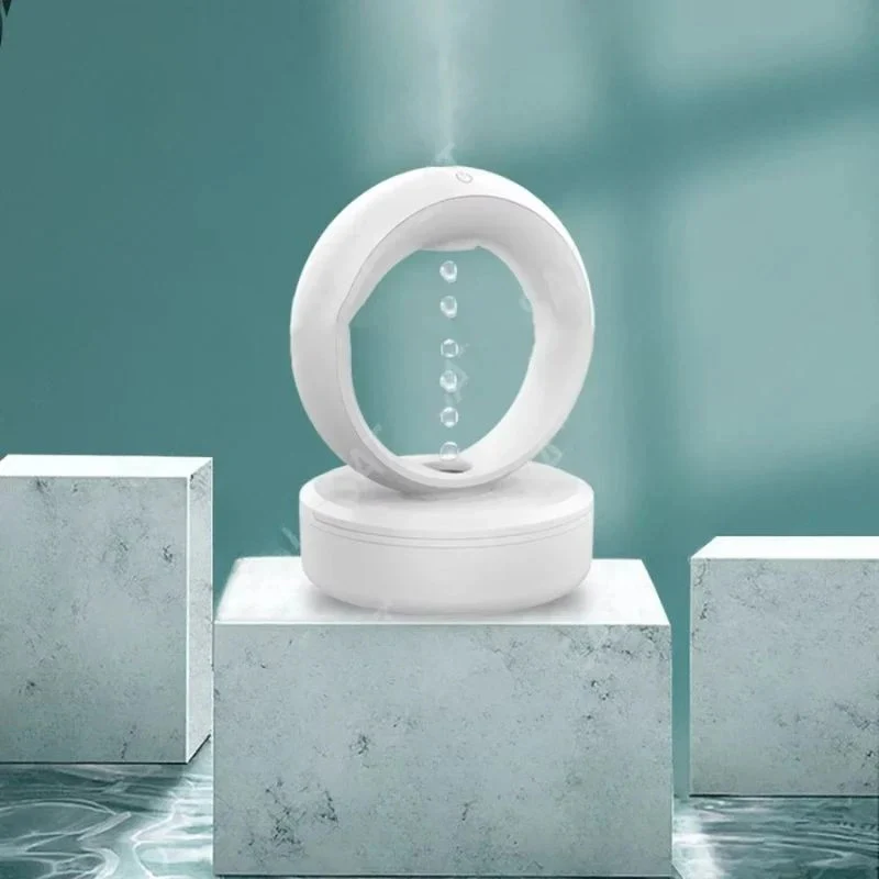 AeroDrop – Round Aroma Diffuser with LED Night Light - Image 2