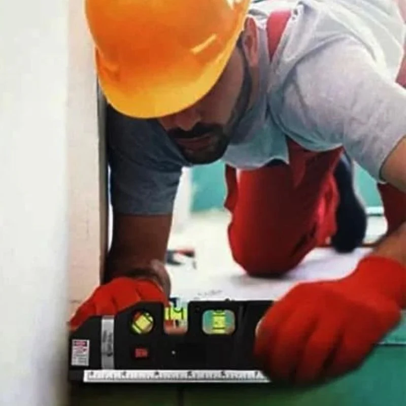 AlignPro – Laser Level with Standard and Metric Rulers - Image 2