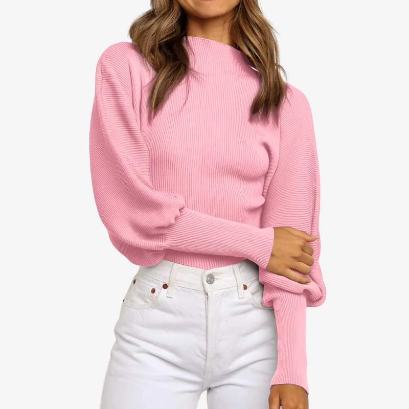Amber – Long Sleeve Turtleneck Sweater