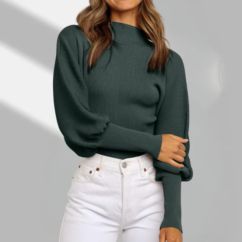 Amber – Long Sleeve Turtleneck Sweater - Image 7