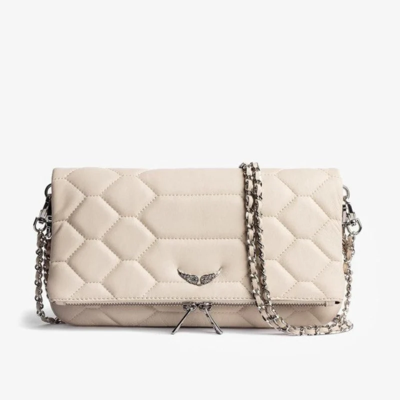 Amelia - Adjustable Chain Strap Handbag With Zipper - Image 5