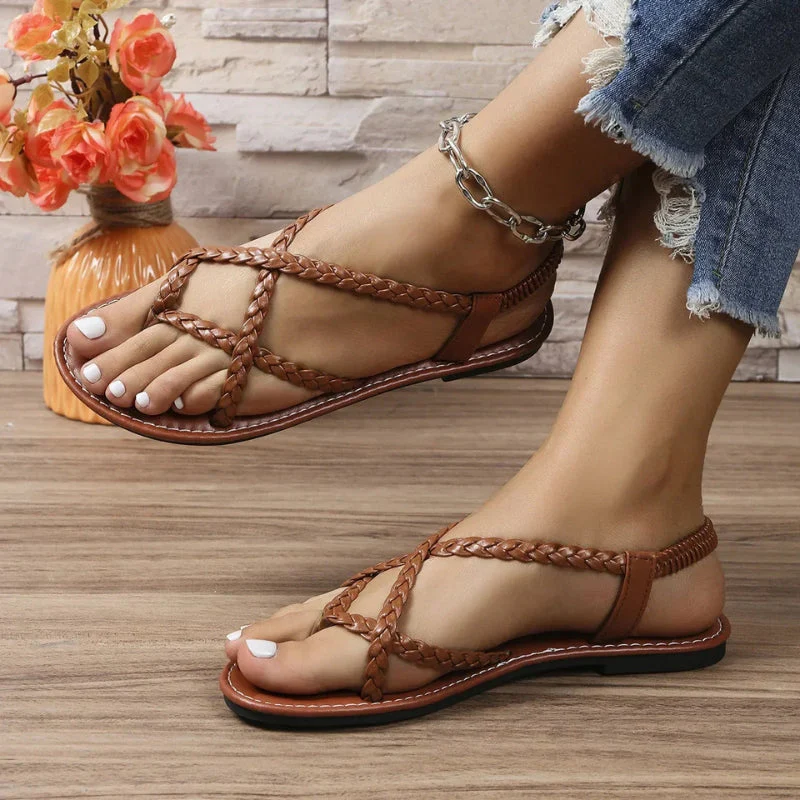 Anna – Women's criss-cross sandals with open toe - Image 4