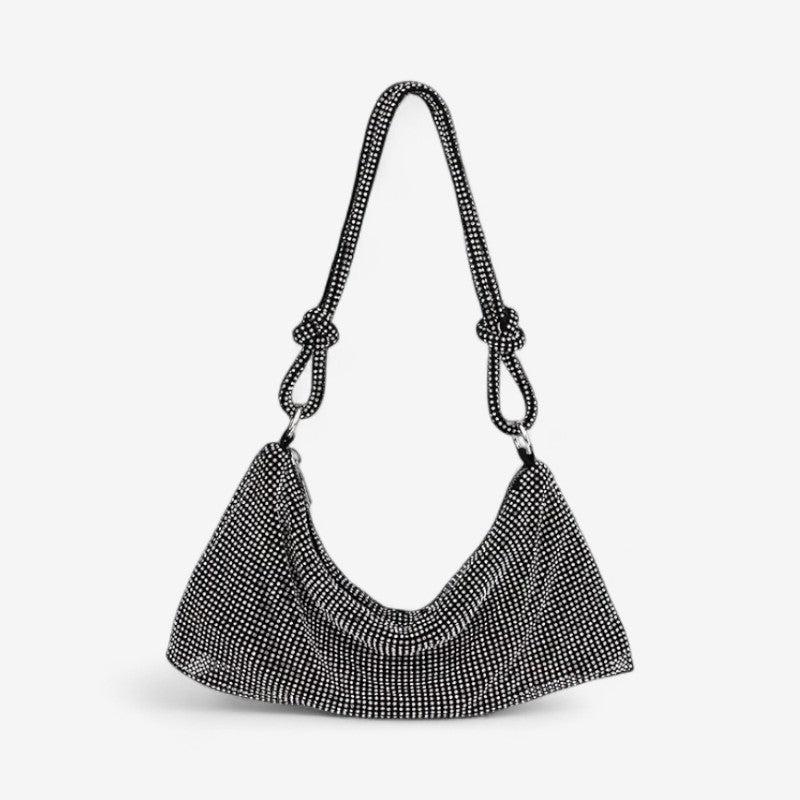 Annelie – Rhinestone Bucket Shoulder Bag - Image 2
