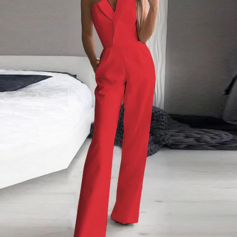 Ashley – Sleeveless Wide-Leg Jumpsuit