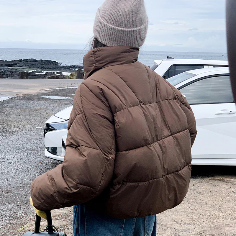 Aurora – Short Coat with Long Sleeves and a Button Closure - Image 6