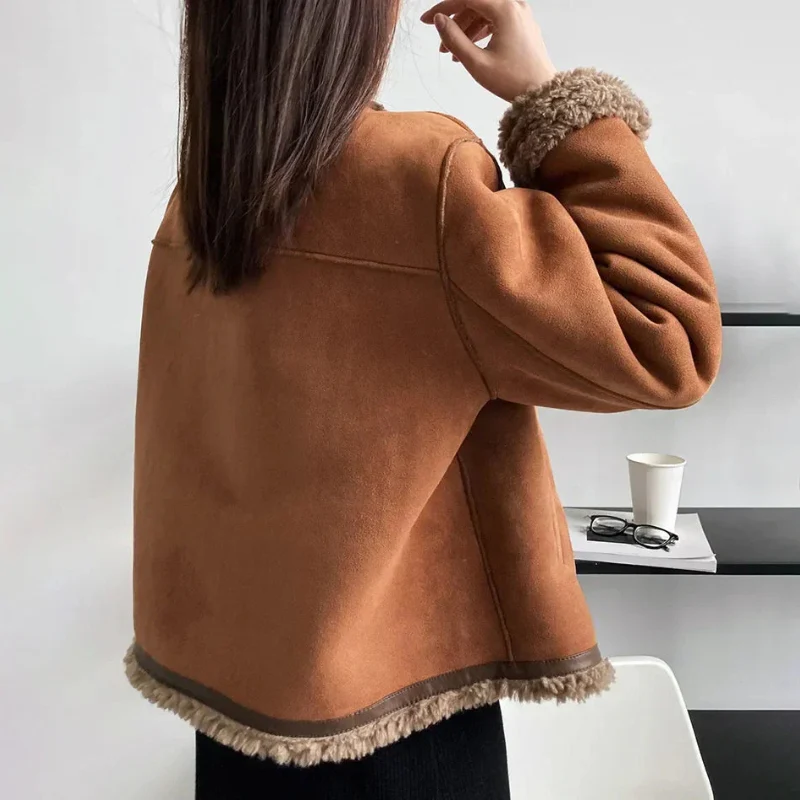 Ava – Women's Button-Front Jacket - Image 4