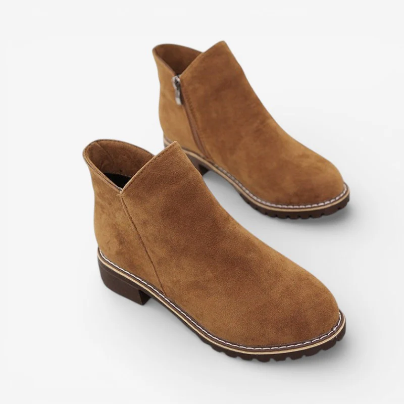 Ava – Round Toe Boots with Anti-Slip Grip - Image 4