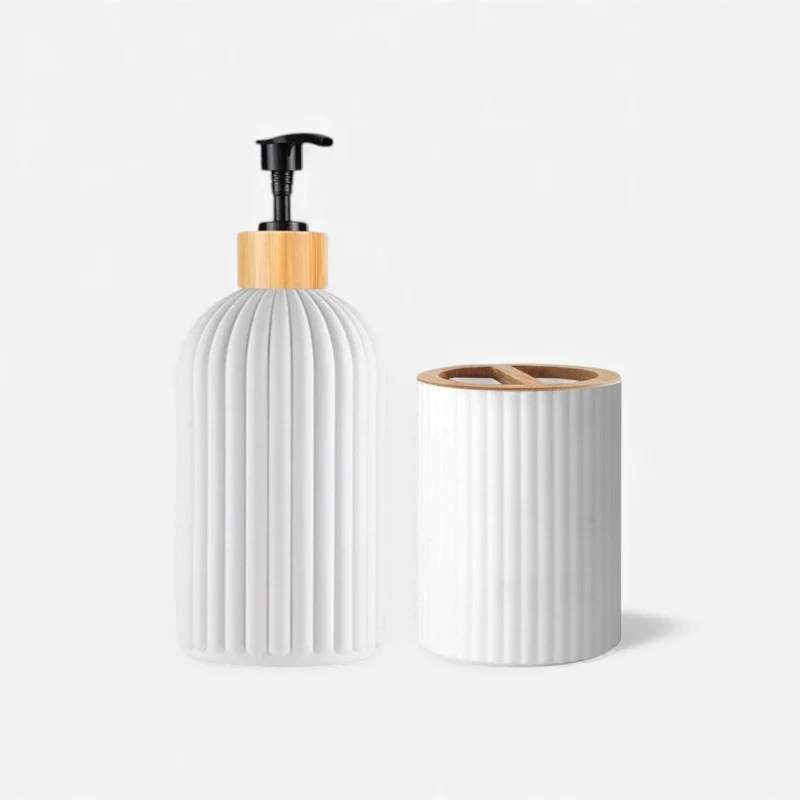 BathNexa – Bathroom Accessory Set with Refillable Soap Dispenser - Image 3