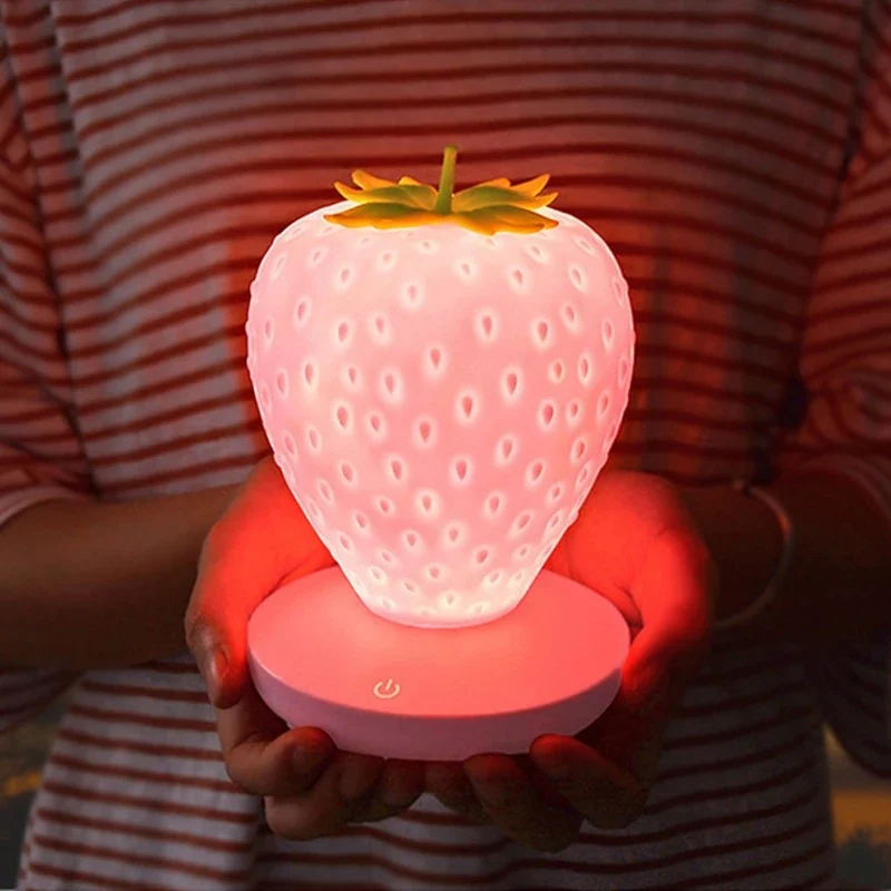BerryGlow – LED Decorative Table Lamp Strawberry Design - Image 4