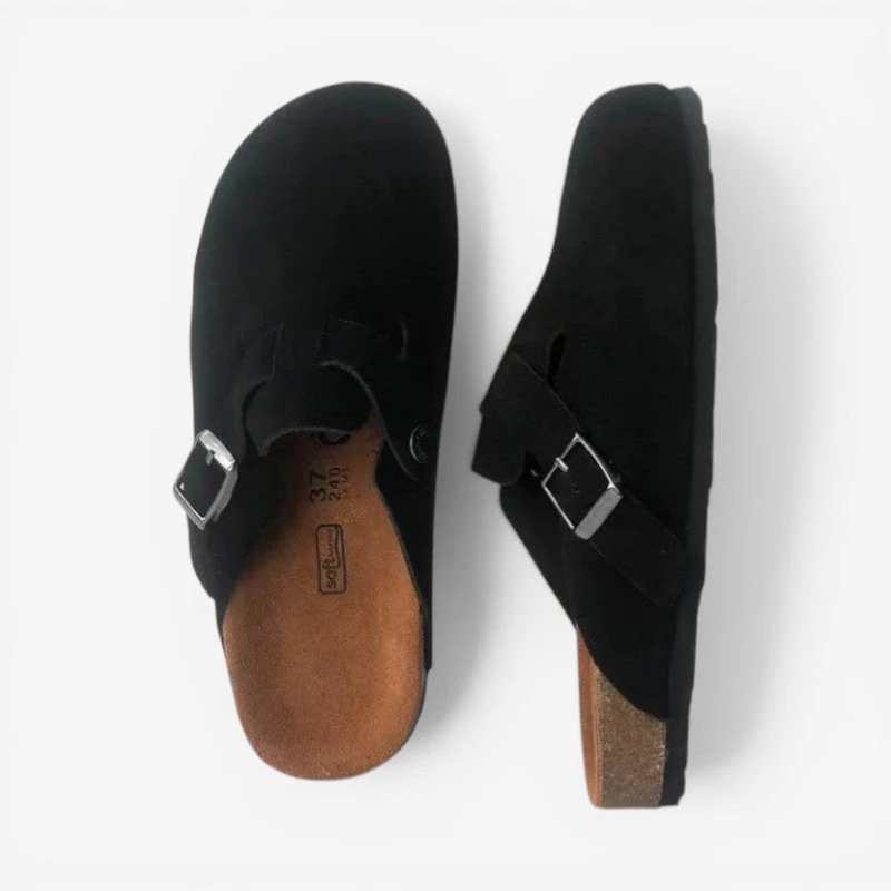 Charlie – Half Covered Slip-On Slippers with Adjustable Buckle - Image 3