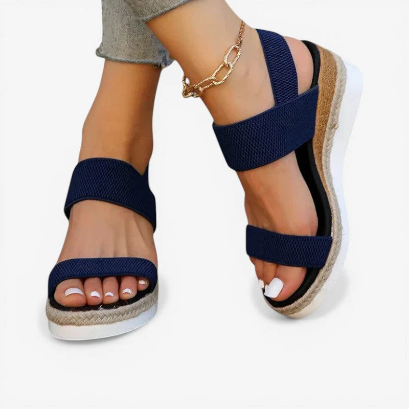 Chunky Sole Strap Sandals with Open Toe - Image 4