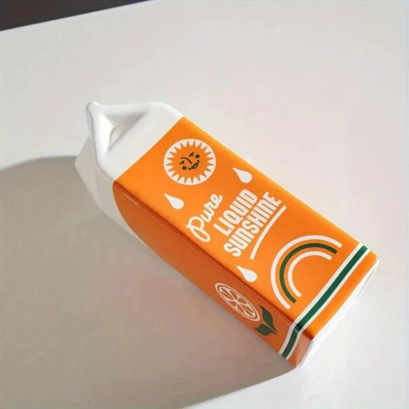 CitrusPop – Vase in Orange Juice Box Design - Image 2