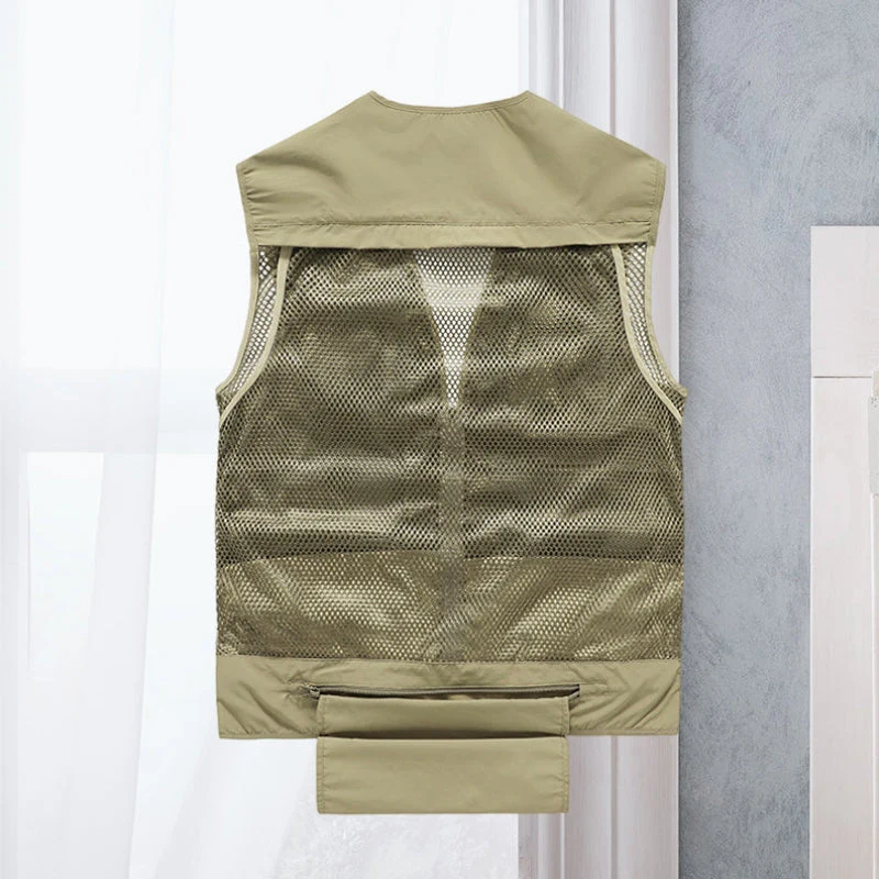 David – Lightweight Outdoor Vest with Full Zipper and Functional Pockets - Image 7