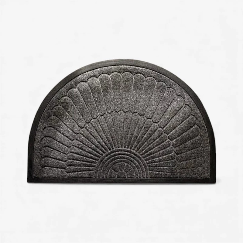 DoorEase – Half Moon Doormat with Subtle Pattern - Image 2