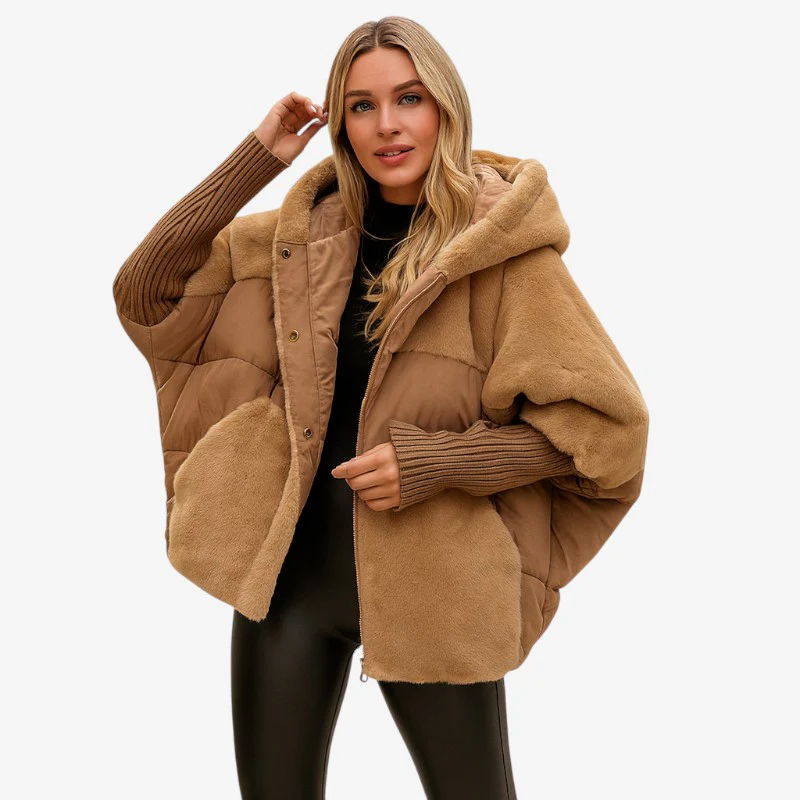 Eliana – Long Sleeve Hooded Jacket with Pockets