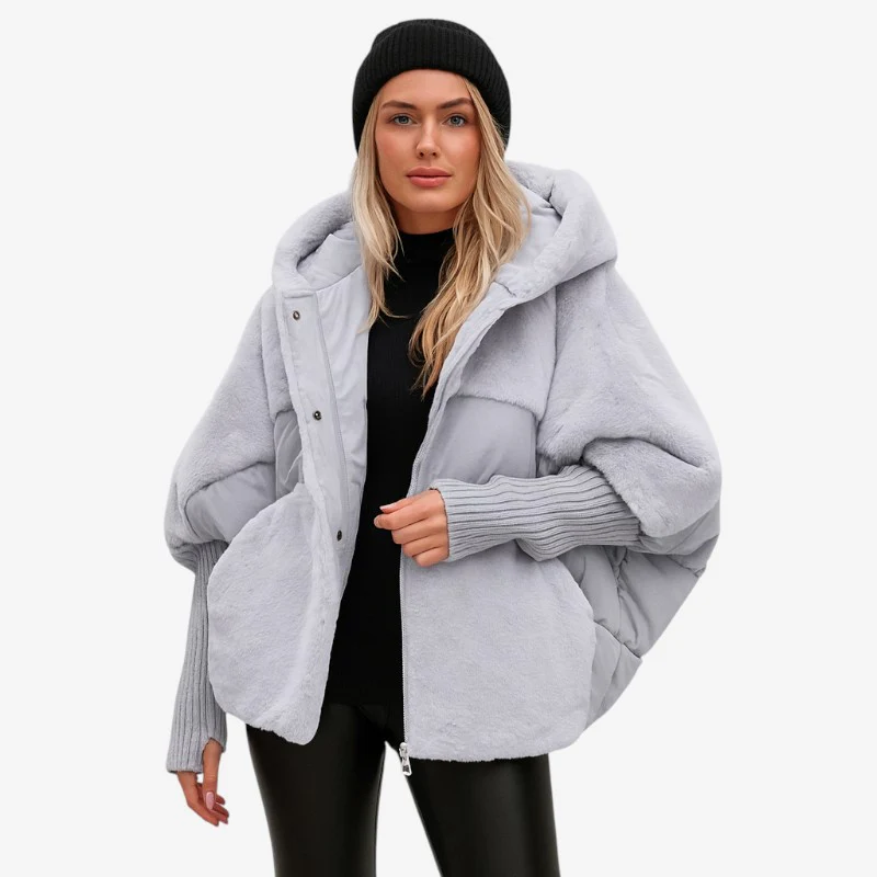 Eliana – Long Sleeve Hooded Jacket with Pockets - Image 2