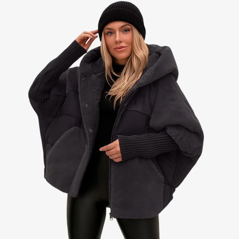 Eliana – Long Sleeve Hooded Jacket with Pockets - Image 3