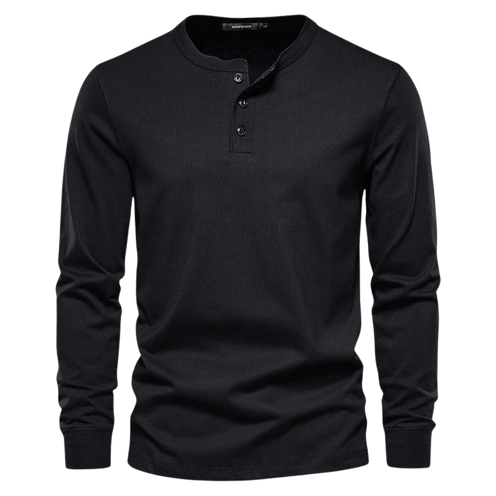 Elias – Men's Slim Fit Long-Sleeve Shirt with Button Fastening - Image 5