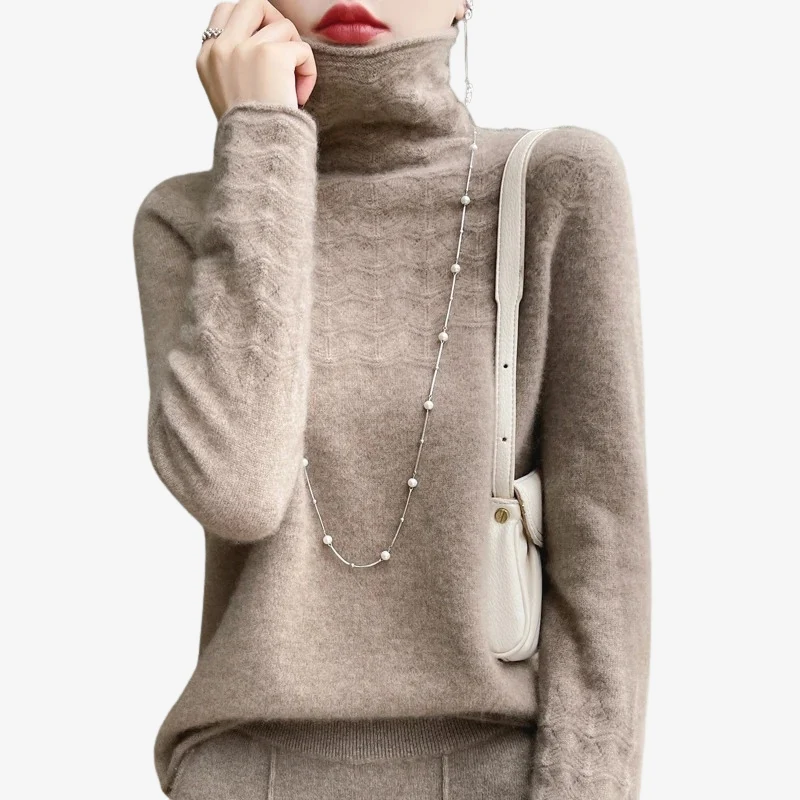 Ella – Women's Long Sleeve Sweater with Round Neckline - Image 7