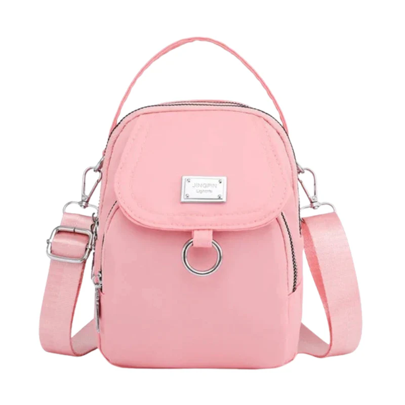 Emma – Handbag with adjustable shoulder strap and multiple zippered compartments - Image 8