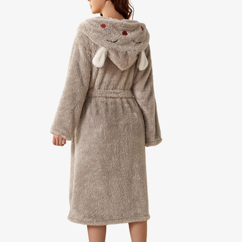 Emma – Women's Coat with Adjustable Belt & Pockets - Image 5