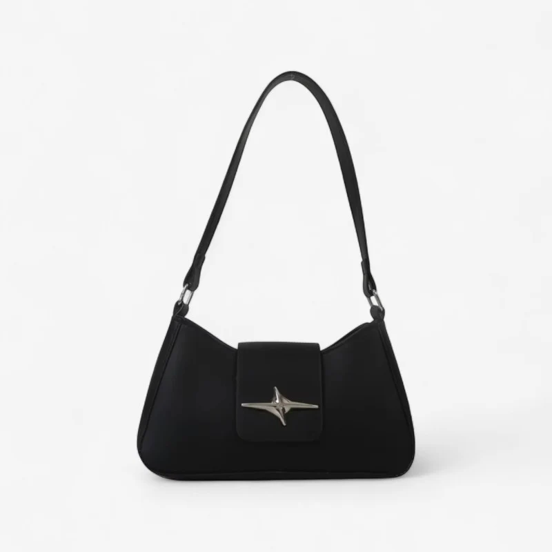 Emma – Modern Shoulder Bag with Long Strap and Zipper