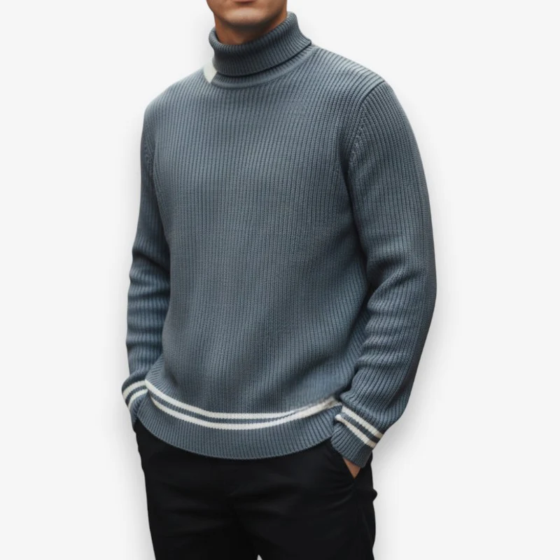 Ethan – Long Sleeve Sweater with Round Neck - Image 2
