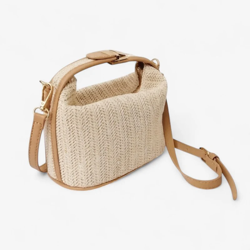Fleur – Shoulder bag with long strap, handle and zipper