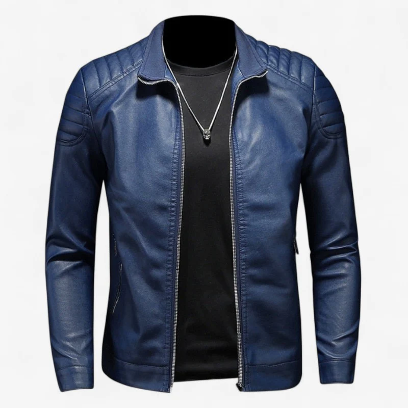 Frank – Jacket with Padded Shoulders & Zipper Pockets - Image 2