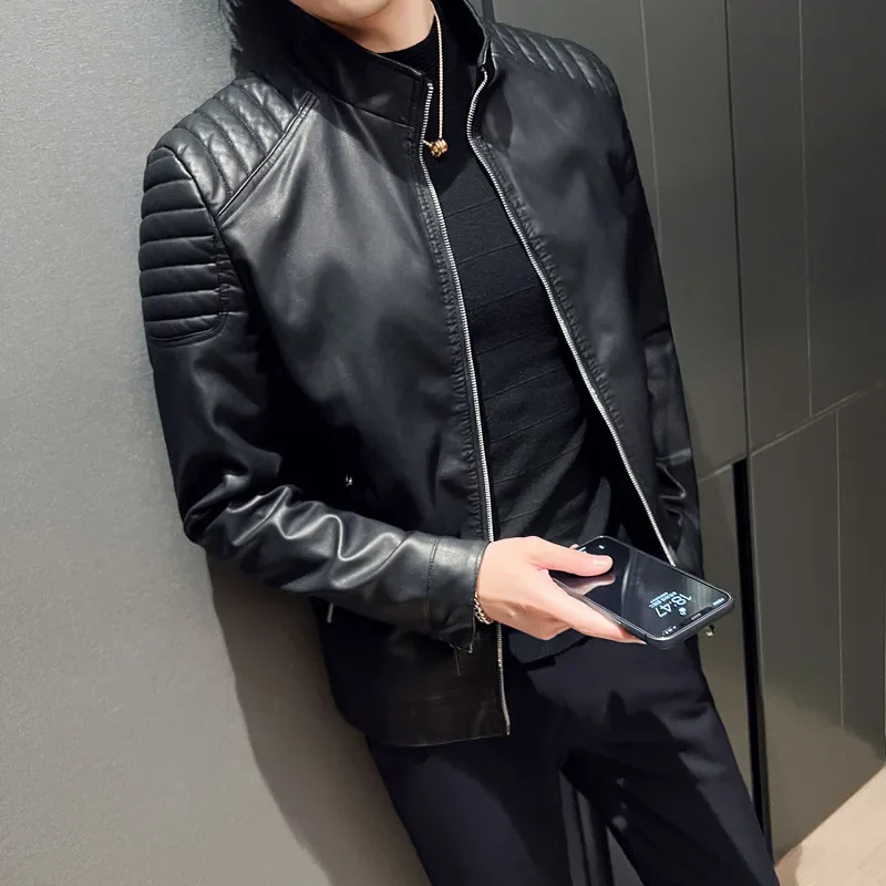 Frank – Jacket with Padded Shoulders & Zipper Pockets - Image 3