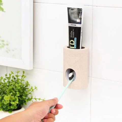 FreshHold – Wall-Mounted Toothpaste Dispenser and Toothbrush Holder - Image 4