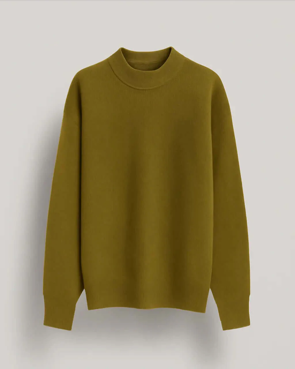 Women's Wool Blend Knitted Sweater with Round Neck & Long Sleeves - Image 5