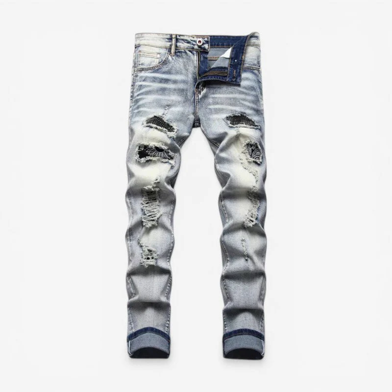 George – Slim Fit Ankle Length Pants with Zip Fly - Image 3