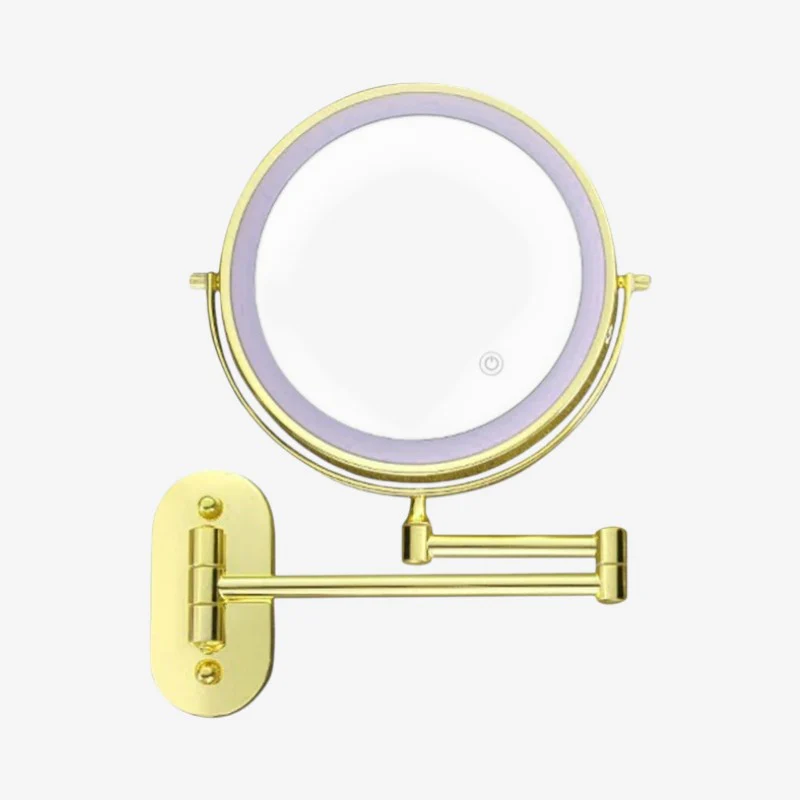 GlowMirror – Round makeup mirror with light
