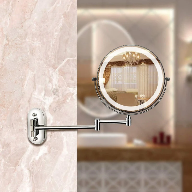 GlowMirror – Round makeup mirror with light - Image 4