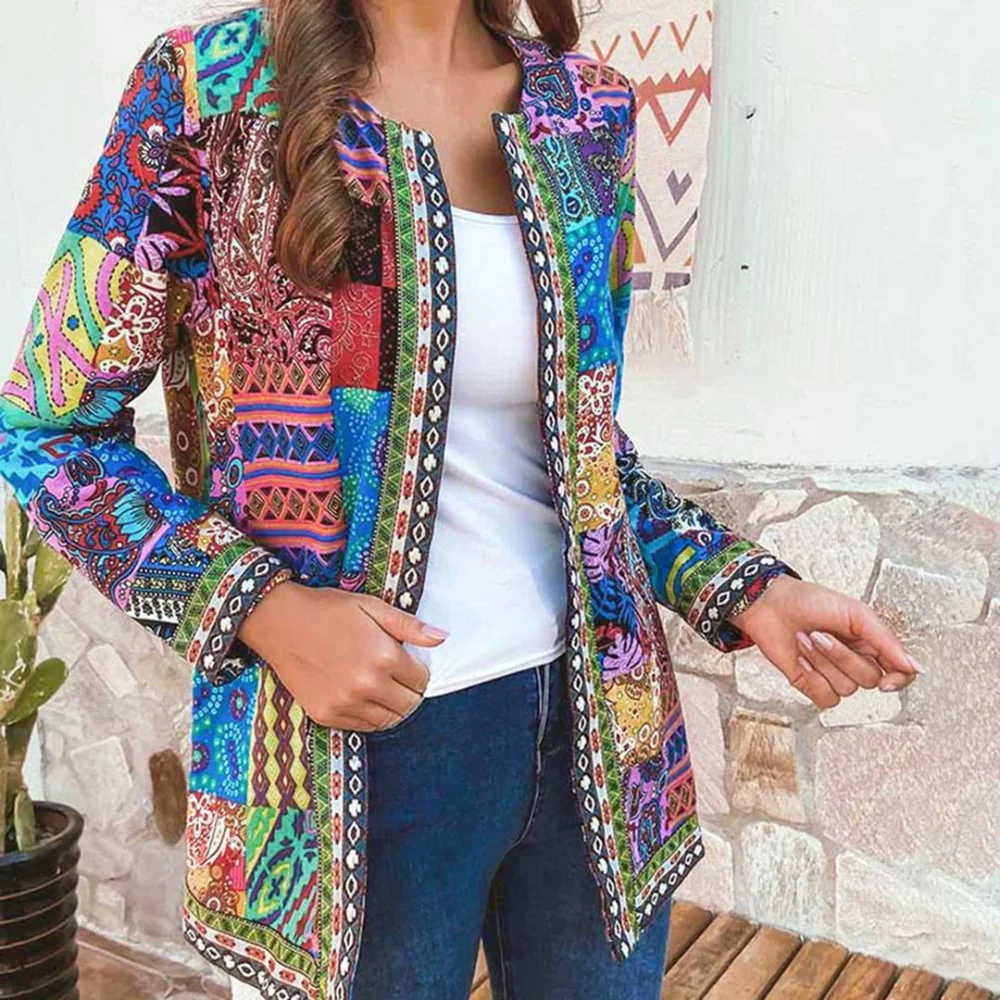 Hanna – Printed Jacket with Long Sleeves & Relaxed Fit - Image 4