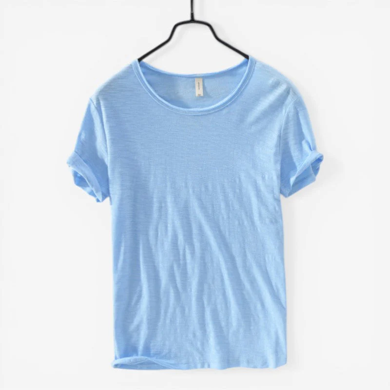 Harry – Loose Fit Round Neck Short Sleeve Shirt - Image 4