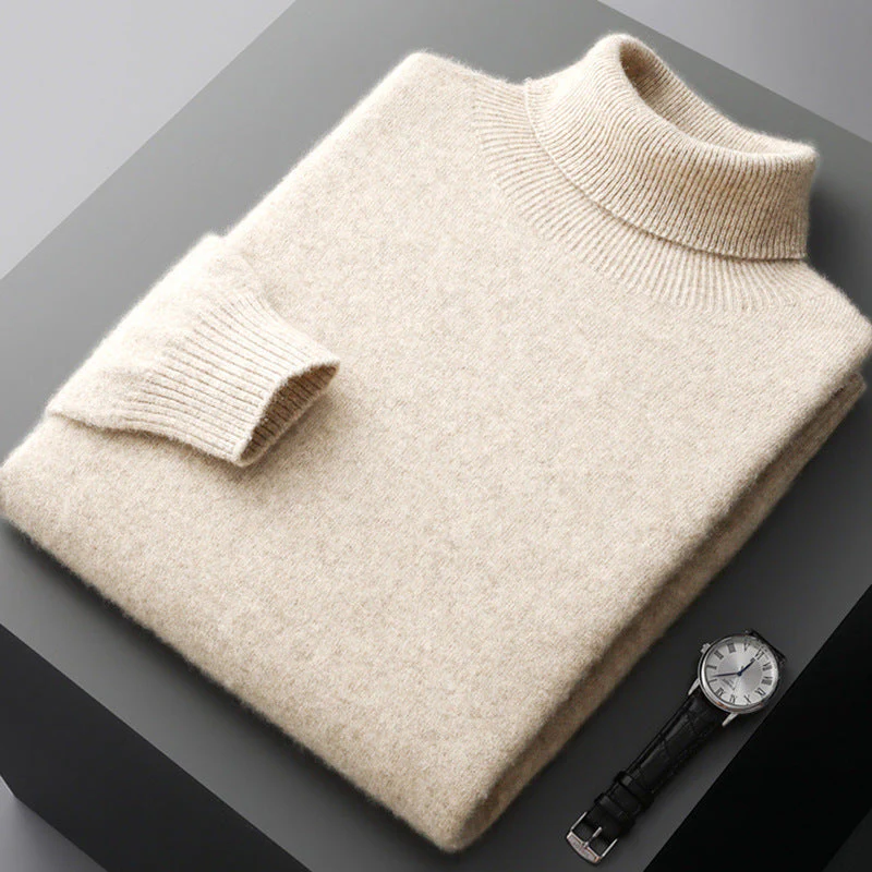 Henry – Slim Fit Long Sleeve Turtleneck - Image 10