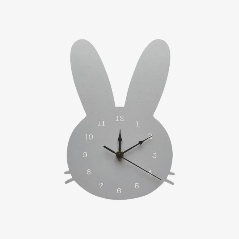 HopTime – Rabbit Wall Clock for Children's Rooms - Image 2