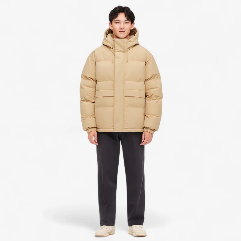Daniel - Long Sleeve Hooded Jacket with Pockets - Image 3