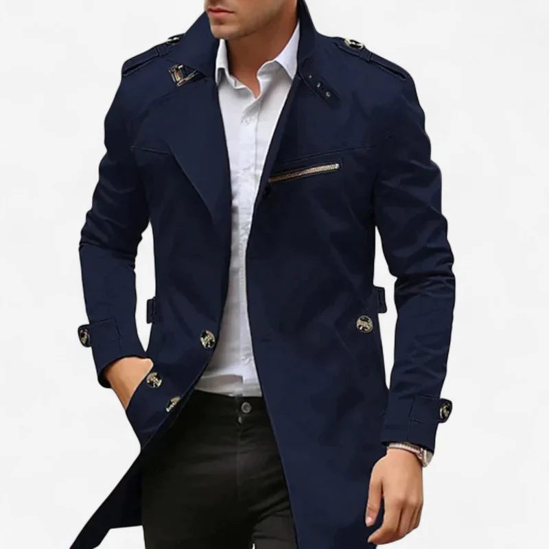 James – Jacket with Multiple Zipper Pockets & Long Sleeves - Image 2