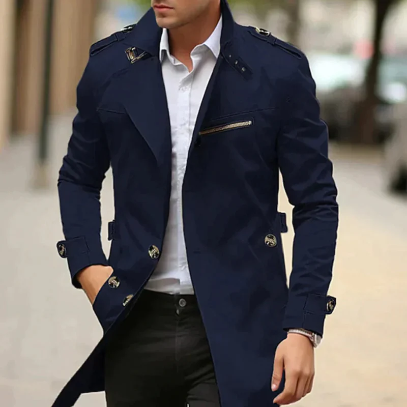 James – Jacket with Multiple Zipper Pockets & Long Sleeves - Image 7