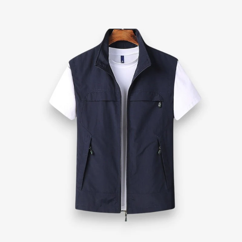 Jaxon – Sleeveless Jackets with Zip and Multiple Pockets - Image 4