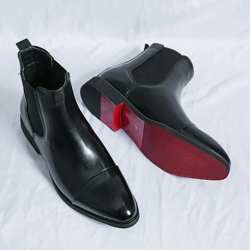 Julian – Pointed Toe Ankle Boots with Non-Slip Sole - Image 3