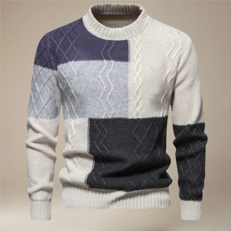 Julianus – Slim Fit Printed Crew Neck Sweater - Image 6