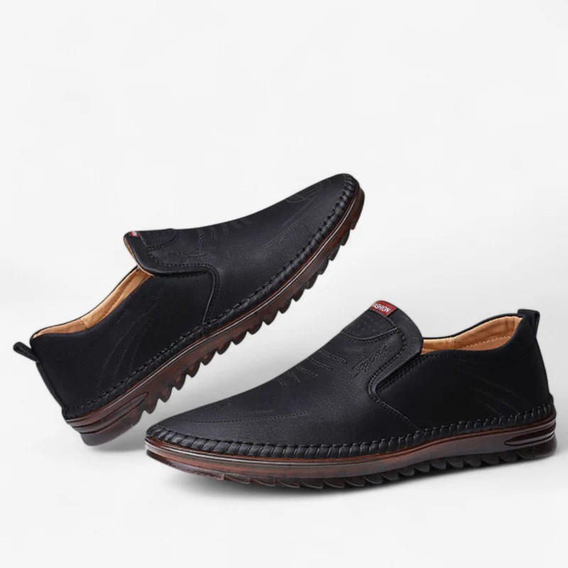 Justin – Lace-Up Shoes with Round Toe & Non-Slip Sole