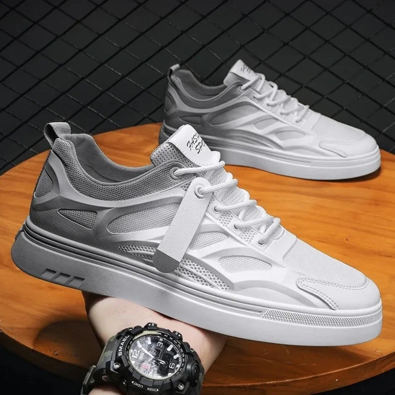 Kieran – Round Toe Lace-Up Sneakers with Adjustable Laces - Image 4