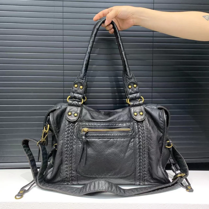Large Handbag with Organized Storage Design - Image 4